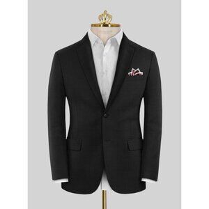 NWT Studiosuits Mens Size 42 SHORT 42S Pure Wool Two-Button Blazer Jacket NEW